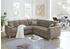 Jockenhöfer Ecksofa GRUPPE Udine 263x100 cm Luxus-Microfaser Lederoptik mit Relaxfunktion-mit Bettfunktion braun (41863530-0)