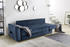 Jockenhöfer Schlafsofa GRUPPE Rick 188x84x91 cm Samtoptik, blau (dunkelblau) (35161704-0)