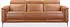 Places of Style 3-Sitzer Lund 222x97x100 cm Kunstleder elektrische Relaxfunktion braun (cognac) (83555708-0)