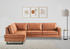 Places of Style Ecksofa Pinto 290 cm Ottomane links / rechts 290x85x217 cm Luxus-Microfaser Lederoptik Ottomane links braun (cognac) (58526457-0)