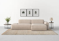 TRENDMANUFAKTUR Ecksofa "Braga, mit hochwertigem Kaltschaum, L-Form,...
