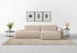Trendmanufaktur Ecksofa Braga 275x72x160 cm Struktur fein Recamiere rechts grau (taupe) (44506747-0)