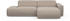 Trendmanufaktur Ecksofa Braga 275x72x160 cm Struktur fein Recamiere rechts grau (taupe) (44506747-0)