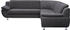 Trendmanufaktur Ecksofa Rondo 267x85x247 cm Microfaser PRIMABELLE langer Schenkel links Ohne Federkern, ohne Bettfunktion grau (anthrazit) (37580354-0)