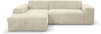 WERK2 Ecksofa "Zeus-L 253 cm breit, bequemes Cord-Sofa in L-Form, urbanes Design"