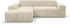 Woltra Ecksofa WERK2 Zeus 253x70x188 cm Cord Recamiere links beige (natur) (57409764-0)