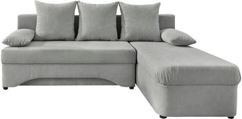 Jockenhöfer Ecksofa Gruppe 191x87x142 cm hellgrau