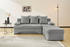 Jockenhöfer Ecksofa Gruppe 191x87x142 cm hellgrau