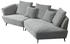 Kawola GARBO 280x158x92 cm rechts grau