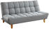 Kauf-Unique 3-Sitzer Klappsofa 182x97x87 cm grau