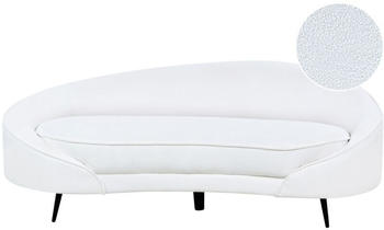 Beliani Savar 3-seater sofa white velvet