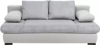 Collection AB Chicago 30 Jahre Jubiläums-Modell Cord-Samt 200x95 cm hellgrau