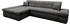 Domo Polstermöbel Ecksofa Moric Luxus XXL Cord 300x172x80 cm links grau
