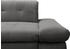 Domo Polstermöbel Ecksofa Moric Luxus XXL Cord 300x172x80 cm links grau