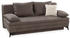 luma-home Schlafsofa Feincord 201x110x81 cm Braun
