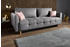INOSIGN Nordic 219x93x88 cm fein grau/hellgrau