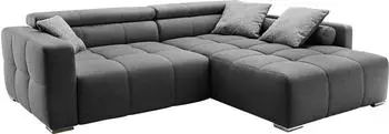Jockenh&ouml;fer Big-Sofa-Style Salerno (280x96x231cm) dunkelgrau