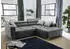 Jockenhöfer Big-Sofa-Style Salerno (280x96x231cm) dunkelgrau