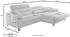Jockenhöfer Gruppe Ecksofa Double-One (288x105x95cm) dunkelbraun schwarz