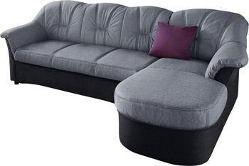 Domo Polsterm&ouml;bel Flores Primabelle 233x86x82cm schwarz/silber