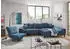 Z2 Ecksofa SCOTT SC 310x71x185cm Blau