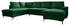 Mid.you Wohnlandschaft Smaragdgrün 8-Sitzer U-Form 303x197 cm