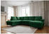 Mid.you Wohnlandschaft Smaragdgrün 8-Sitzer U-Form 303x197 cm