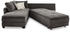 luma-home Ecksofa/Dauerschläfer 306x223 cm anthrazit grau (15163)