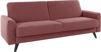 exxpo 3-Sitzer-Sofa Fashion Samso 222x89x93 cm Cord coralle rot