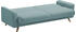 exxpo 3-Sitzer-Sofa Fashion Samso 222x89x93 cm Cord blau sky