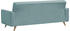 exxpo 3-Sitzer-Sofa Fashion Samso 222x89x93 cm Cord blau sky