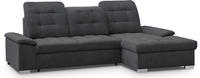 WERK2 Ecksofa "Carmen, mit Bettfunktion & Bettkasten, optional Sitztiefenverstellung"