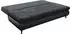 Mid.you Schlafsofa Hellgrau 2-Sitzer 212x88x101 cm schwarz