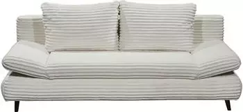 Mid.you Schlafsofa Hellgrau 2-Sitzer 212x88x101 cm ((64-339-89)