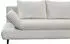 Mid.you Schlafsofa Hellgrau 2-Sitzer 212x88x101 cm ((64-339-89)