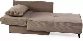 Jockenh&ouml;fer Gruppe Recamiere Rex 155x95 cm grau taupe