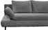 Mid.you Schlafsofa Hellgrau 2-Sitzer 212x88x101 cm anthrazit