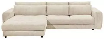 Mid.you Ecksofa Creme 3-Sitzer L-Form 333x194 cm