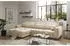 Mid.you Ecksofa Creme 3-Sitzer L-Form 333x194 cm