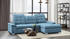 Woltra Carmen L-Form 264x105x165 cm rechts hellblau