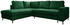 Mid.you Eckschlafsofa Smaragdgrün 6-Sitzer 237x197 cm Bettfunktion erhältlich Armteil rechts