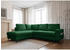 Mid.you Eckschlafsofa Smaragdgrün 6-Sitzer 237x197 cm Bettfunktion erhältlich Armteil rechts
