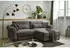 Mid.you Ecksofa Mokka L-Form 255x92x185 cm