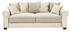 Mid.you 3-Sitzer-Sofa Creme 247x95x115 cm