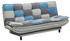 Mid.you Schlafsofa Blau Schlamm Dunkelgrau 188x90x89 cm Klappsofas