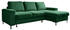 Mid.you Eckschlafsofa Smaragdgrün 4-Sitzer 236x148 cm Bettkasten erhältlich Bettfunktion