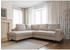 Mid.you Eckschlafsofa Beige 6-Sitzer 237x197 cm Bettfunktion erhältlich Armteil rechts