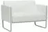 Mid.you 2-Sitzer-Sofa Weiß 111x78x71 cm