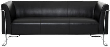 Mid.you 3-Sitzer-Sofa Schwarz 179x71x74 cm