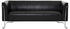Mid.you 3-Sitzer-Sofa Schwarz 179x71x74 cm